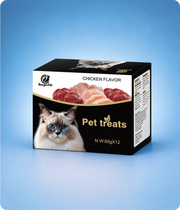 Cat food pouch