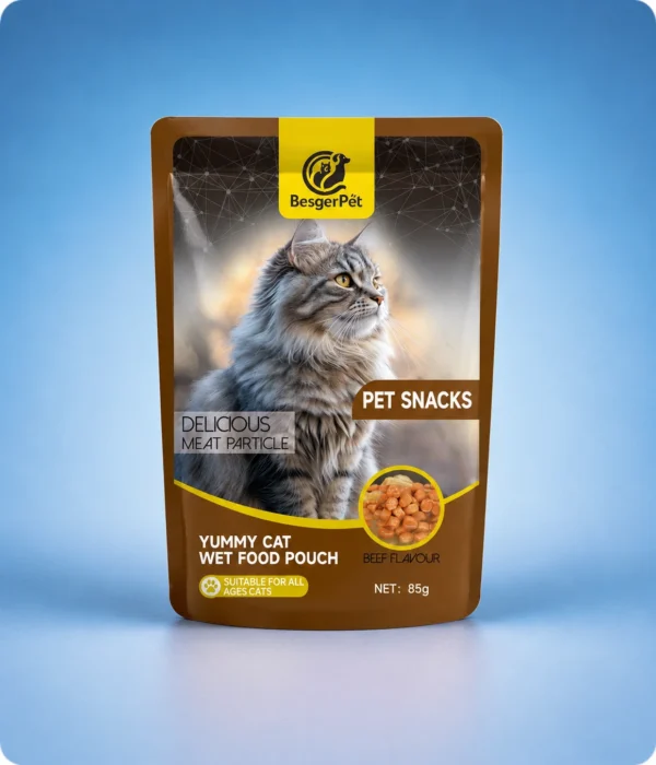 Cat food puree