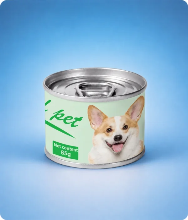 Dog canned food